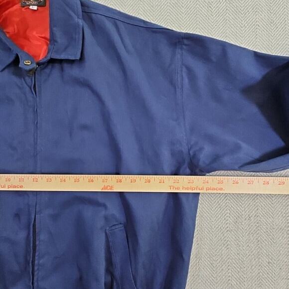Vintage Charter Club by Jane Justin Jacket Men's Size Large Blue Old Money Luxe - Picture 4 of 16